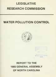 Water pollution control by North Carolina. General Assembly. Legislative Research Commission.