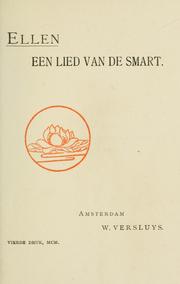 Cover of: Ellen: een lied van de samrt.