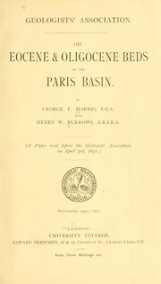 Cover of: The Eocene & Oligocene beds of the Paris basin. by George Frederick Harris
