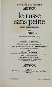 Cover of: russe sans peine.