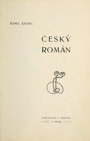 Cover of: eský román by Karel Leger