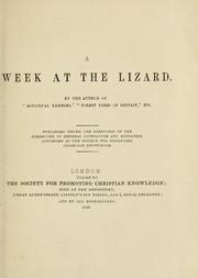 A week at the Lizard by C. A. Johns