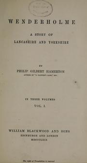 Cover of: Wenderholme by Hamerton, Philip Gilbert, Hamerton, Philip Gilbert