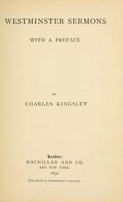 Cover of: Westminster sermons: with a preface