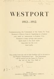 Cover of: Westport, 1812-1912 .