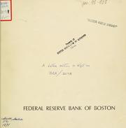 Federal reserve bank of Boston: schematic design report by Hugh Stubbins and Associates.