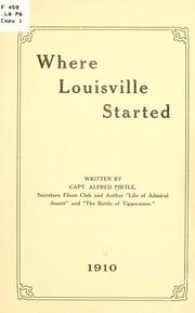 Cover of: Where Louisville started