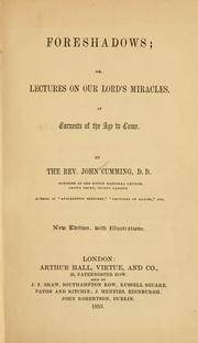 Cover of: Foreshadows by Rev. John Cumming D.D.