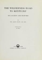Cover of: The Wilderness road to Kentucky