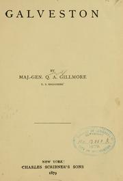 Cover of: Galvestone