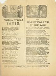Cover of: Wild & wick'd youth. The nightingale in the east. by 