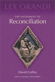 Cover of: The Sacrament of Reconciliation by David M. Coffey