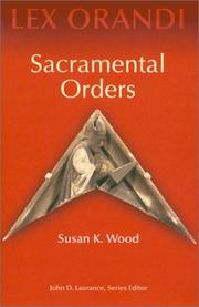 Cover of: Sacramental orders by Susan K. Wood