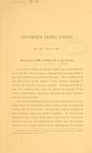 Cover of: General G. K. Warren. by Abbot, Henry L.