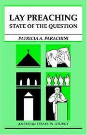 Cover of: Lay preaching: state of the question