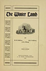 Cover of: The winter lamb by H. H. Miller