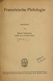 Cover of: Wissenschaftliche Forschungsberichte: Geisteswissenschaftliche Reihe, 1914-1920.