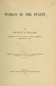 Cover of: Woman in the pulpit
