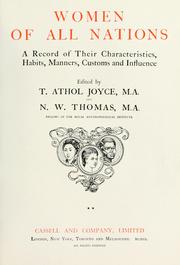 Women of all nations by Thomas Athol Joyce, Northcote Whitridge Thomas