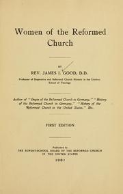 Cover of: Women of the Reformed Church