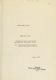 Cover of: Grove hall study.