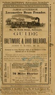 Cover of: Guide to Baltimore & Ohio railroad.