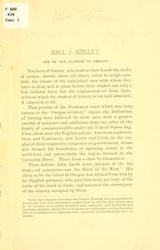Cover of: Hall J. Kelley.: One of the fathers of Oregon.