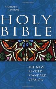 Cover of: The NRSV Bible: Catholic Edition