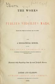 Cover of: Works by Publius Vergilius Maro