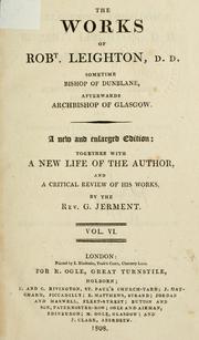 Cover of: Works by Leighton, Robert