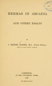 Cover of: Hermas in Arcadia by J. Rendel Harris
