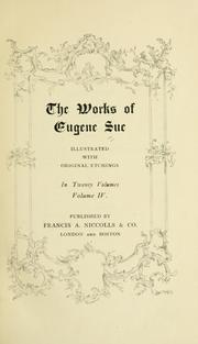 Cover of: works of Eugene Sue.