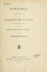 Cover of: Historia del descubrimiento y conquista de Yucatan by Juan Francisco Molina Solis