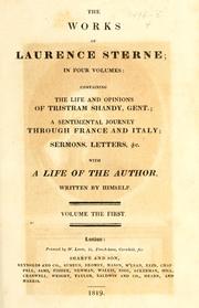 Cover of: The works of Laurence Sterne by Laurence Sterne
