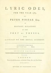 Cover of: [Works of Peter Pindar, esq., pseud.