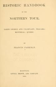 Cover of: Historic handbook of northern tour