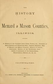 Cover of: The History and Mason Counties, Illinois by 