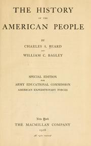 Cover of: history of the American people