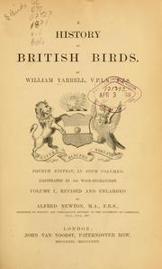 Cover of: history of British birds.
