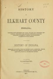 Cover of: History of Elkhart County, Indiana by 