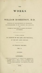 Cover of: Works. by William Robertson