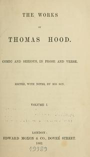 Cover of: The works of Thomas Hood. by Thomas Hood