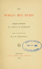 Cover of: The World's best hymns