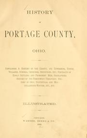 Cover of: History of Portage County, Ohio