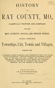 History of Ray county, Mo