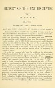 Cover of: History of the United States