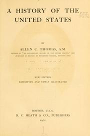 Cover of: history of the United States