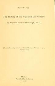 Cover of: The history of the West and the pioneers