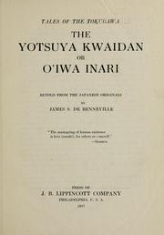 Cover of: Yotsuya kwaidan, or, O'Iwa Inari