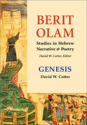 Cover of: Genesis by David W. Cotter